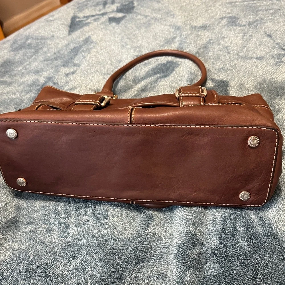MICHAEL Michael Kors Rich Brown Leather Satchel - Picture 2 of 7